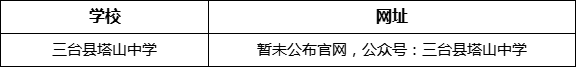綿陽市三臺(tái)縣塔山中學(xué)網(wǎng)址是什么？