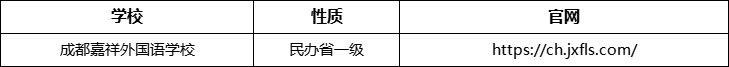 成都市成都嘉祥外國語學(xué)校官網(wǎng)、網(wǎng)址、官方網(wǎng)站